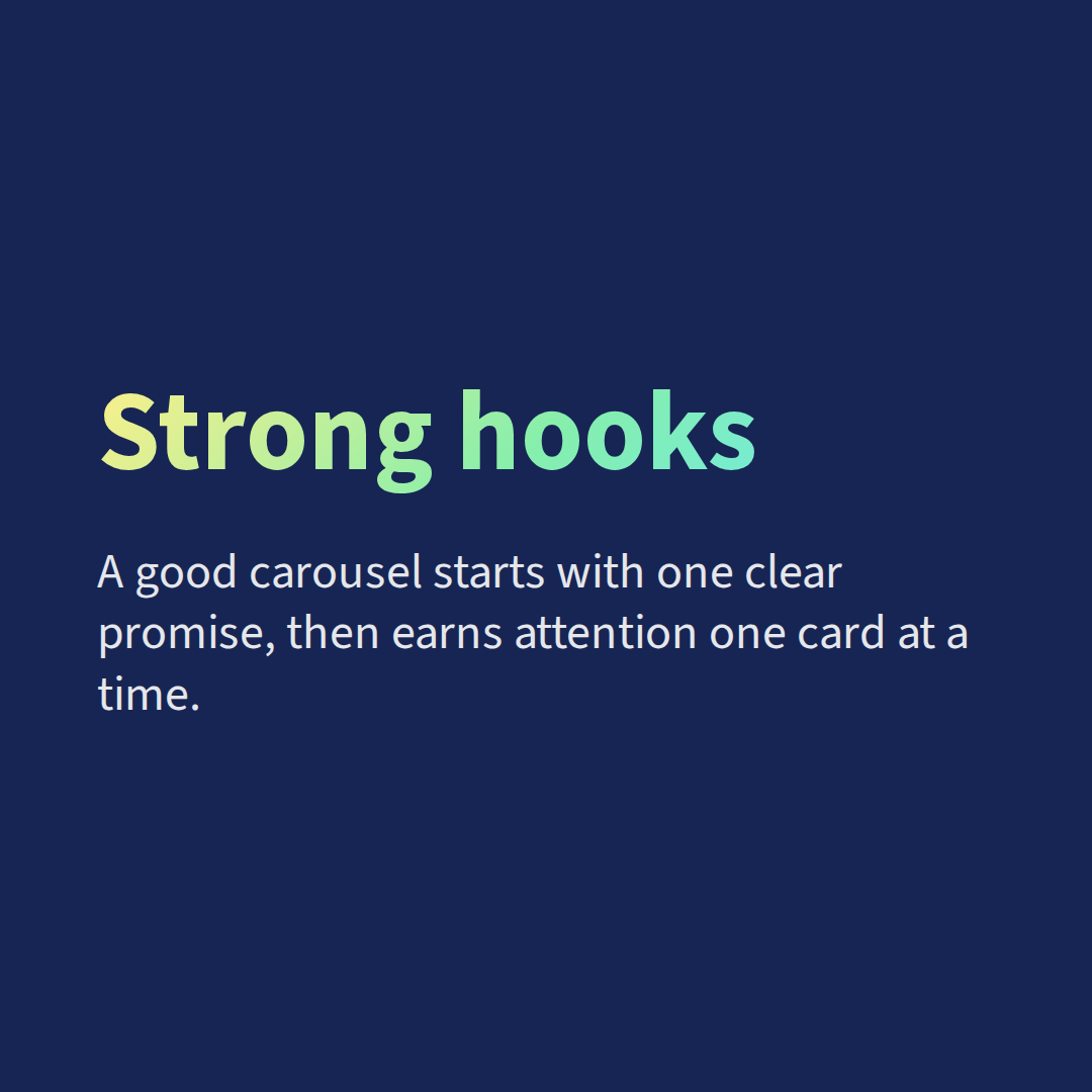 Square Pro card with a large styled Markdown heading and smaller body text.