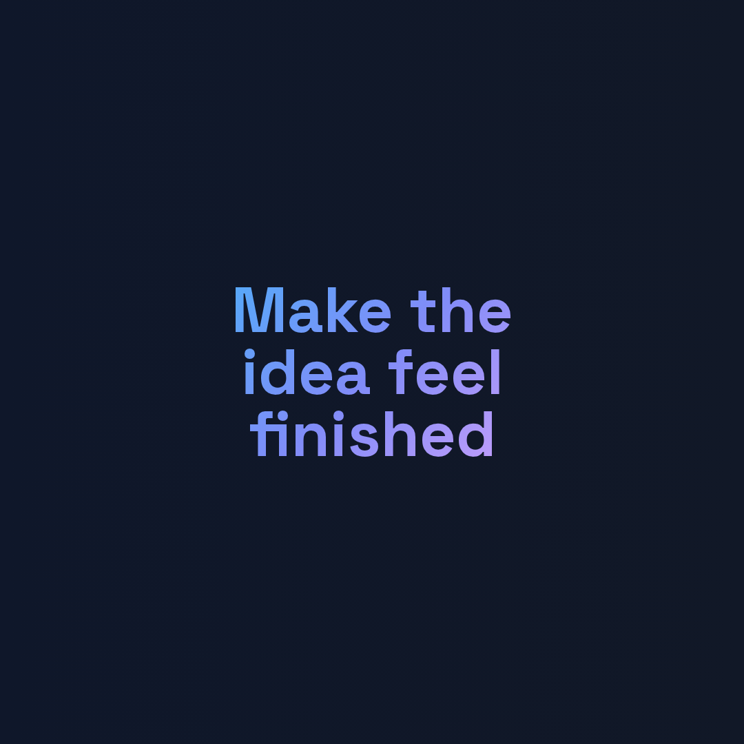 Square Pro card with oversized gradient headline text on a dark background.